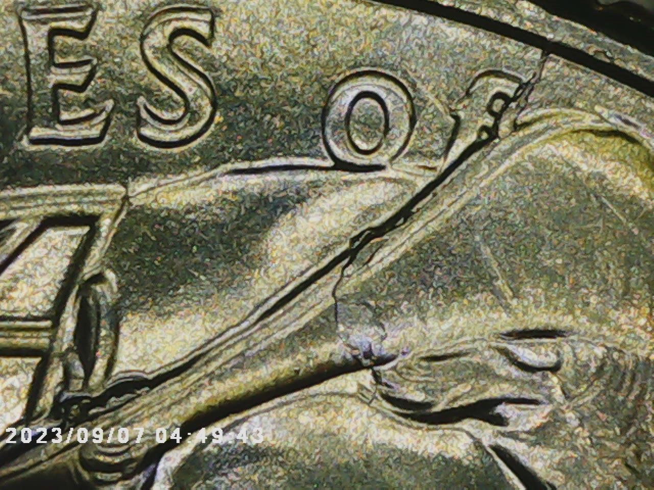 2023-P-Washington-Quarter,-Roosevelt-Unusual-Markings